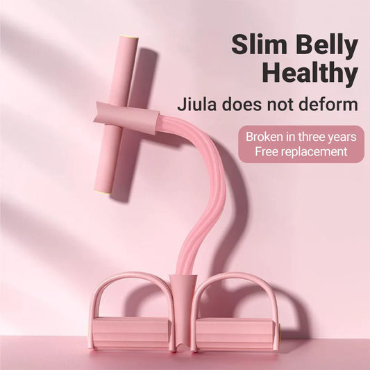 6-Tube Pedal Resistance Band – Multifunction Elastic Fitness Trainer