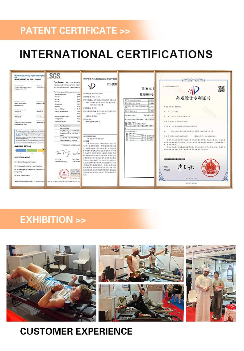 Pilates Reformer – Foldable Core Bed with Dual Resistance