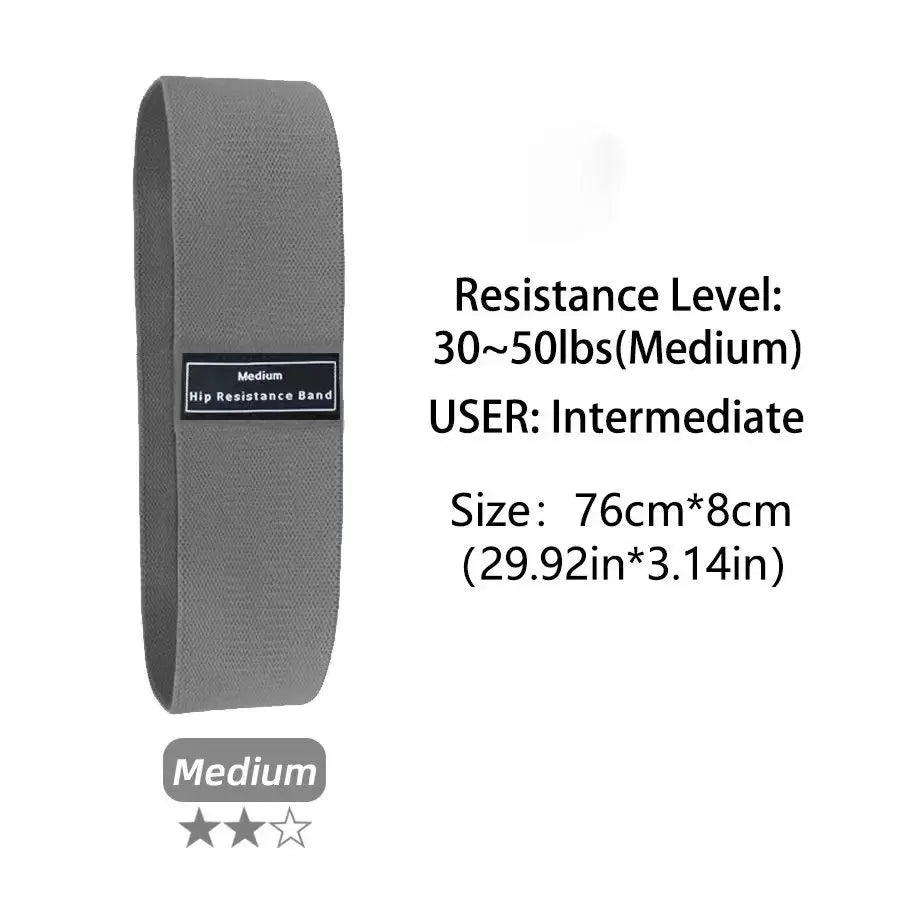 Fabric Hip Resistance Band – Anti-Slip