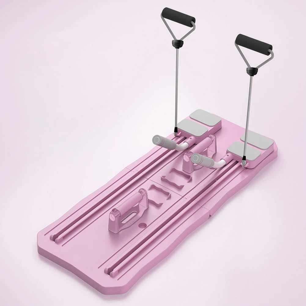 Pilates Board – Multifunctional with Side Resistance Ropes