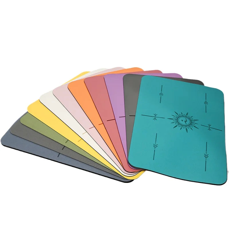 Mini Flat Support Yoga Mat – Non-Slip PU & Rubber 5 mm