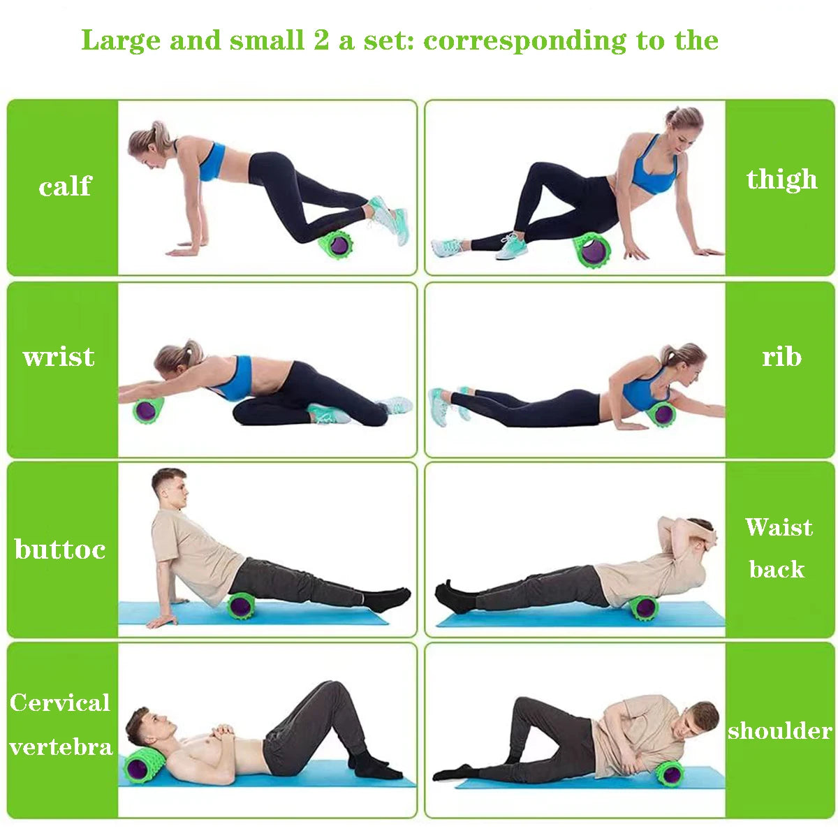 Mini Foam Roller – Compact Deep Tissue Massage Roller