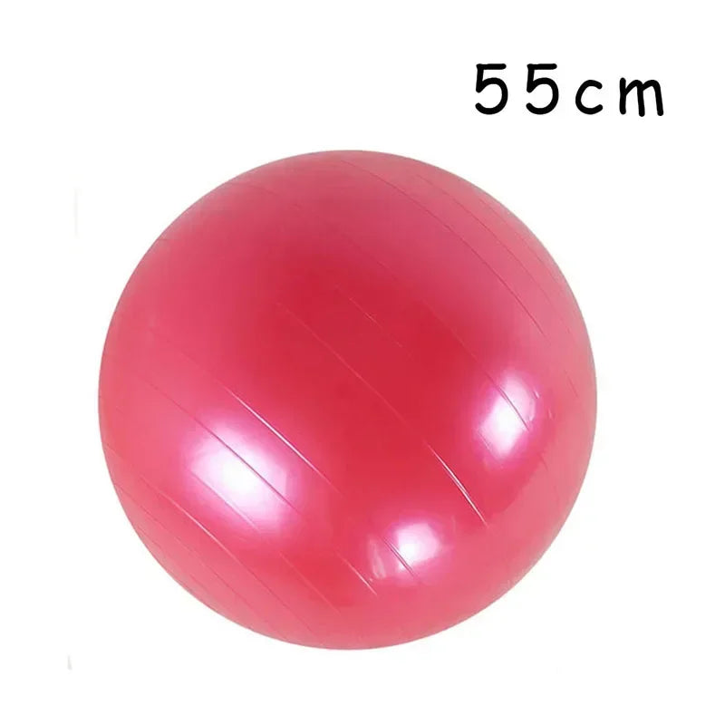 45–85cm PVC Yoga Ball – Thickened Anti-Burst Pilates & Fitness Balance Ball