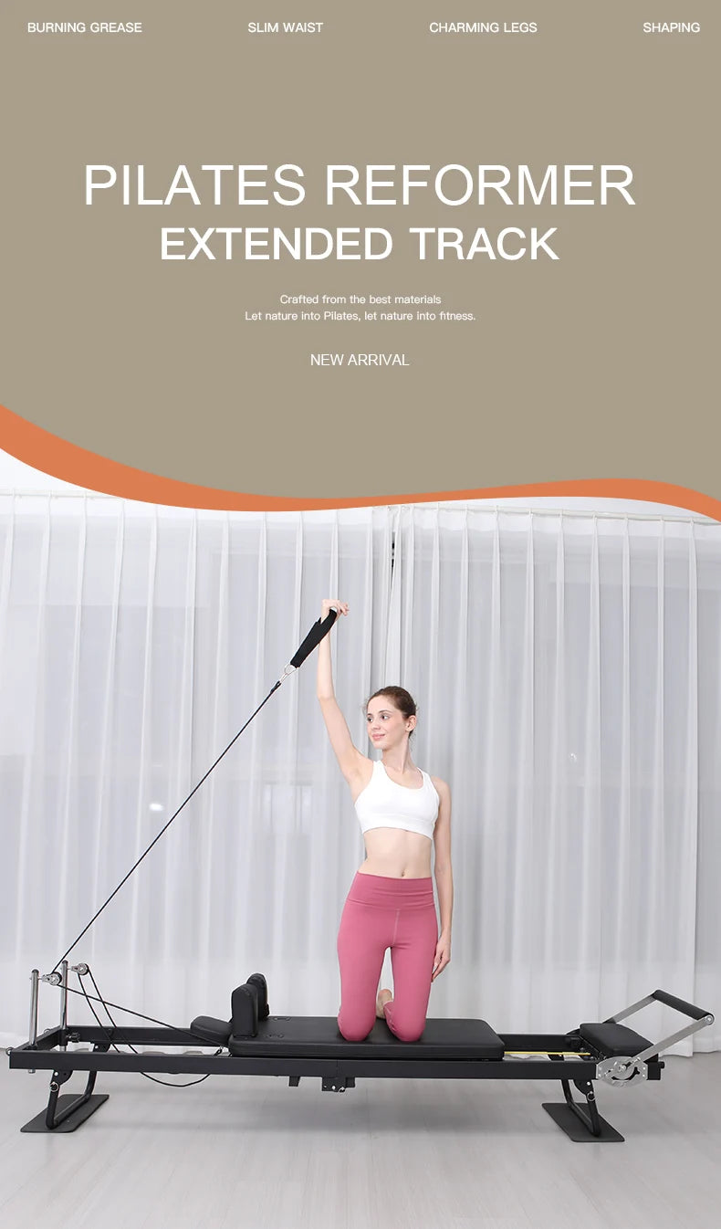 Pilates Reformer – Foldable Core Bed with Dual Resistance