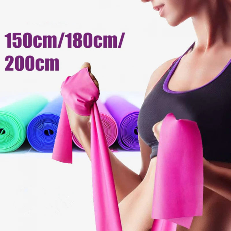 Yoga & Pilates Latex Elastic Resistance Band