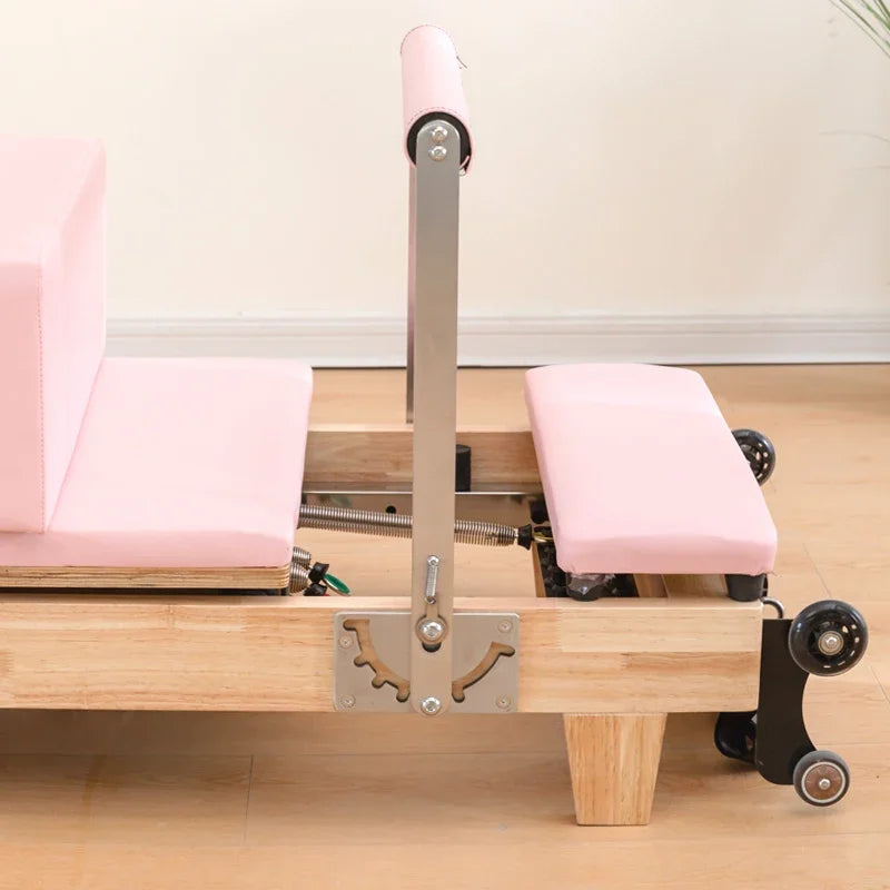Pilates Reformer – Elite Foldable Reformer (Oak Frame)