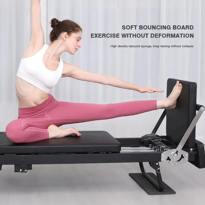Pilates Reformer – Foldable Core Bed with Dual Resistance