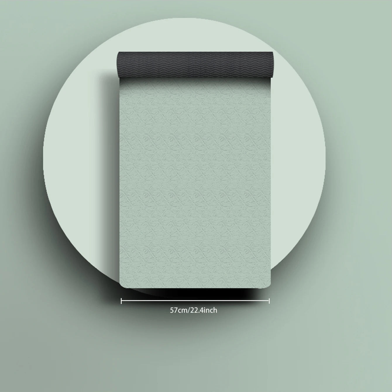 Eco-Friendly TPE Yoga Mat – Dual-Layer Non-Slip 6 mm