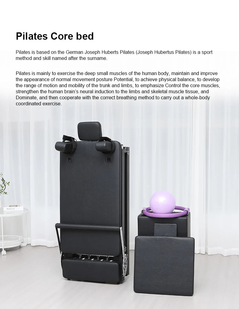 Pilates Reformer – Foldable Core Bed with Dual Resistance