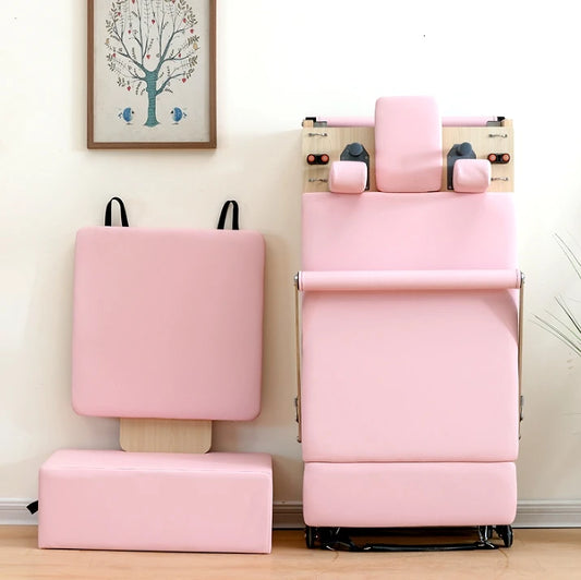 Pilates Reformer – Elite Foldable Reformer (Oak Frame)