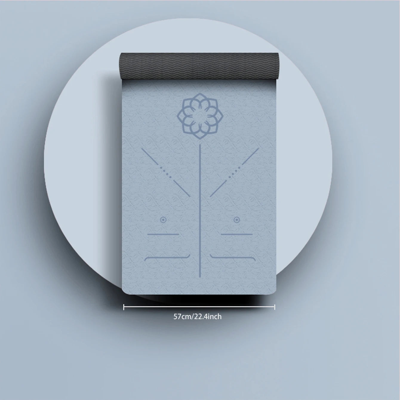 Eco-Friendly TPE Yoga Mat – Dual-Layer Non-Slip 6 mm