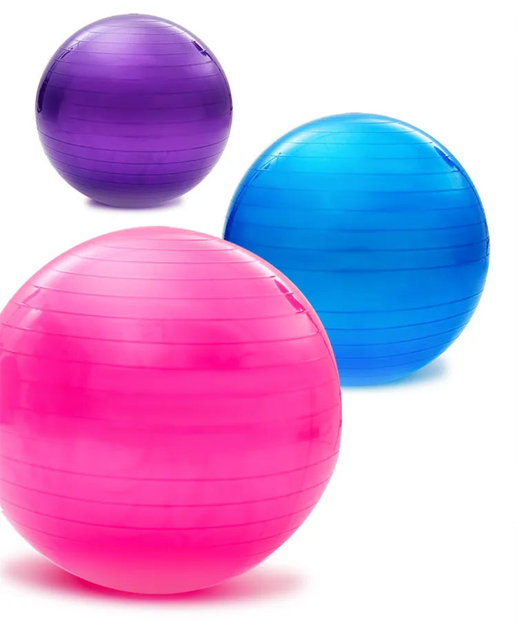 45–85cm PVC Yoga Ball – Thickened Anti-Burst Pilates & Fitness Balance Ball