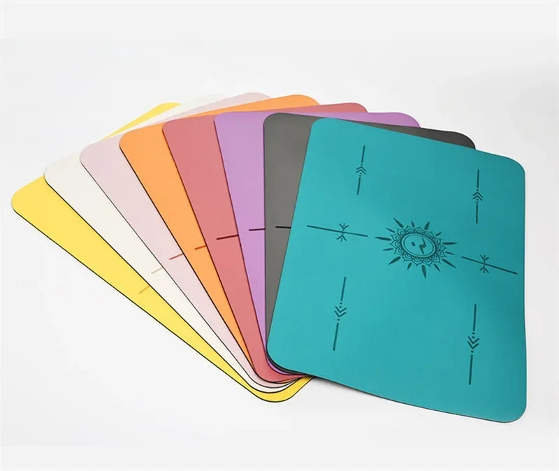 Mini Flat Support Yoga Mat – Non-Slip PU & Rubber 5 mm