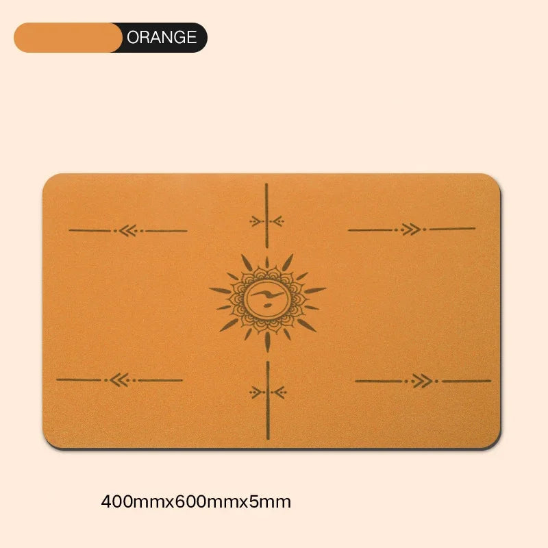 Mini Flat Support Yoga Mat – Non-Slip PU & Rubber 5 mm