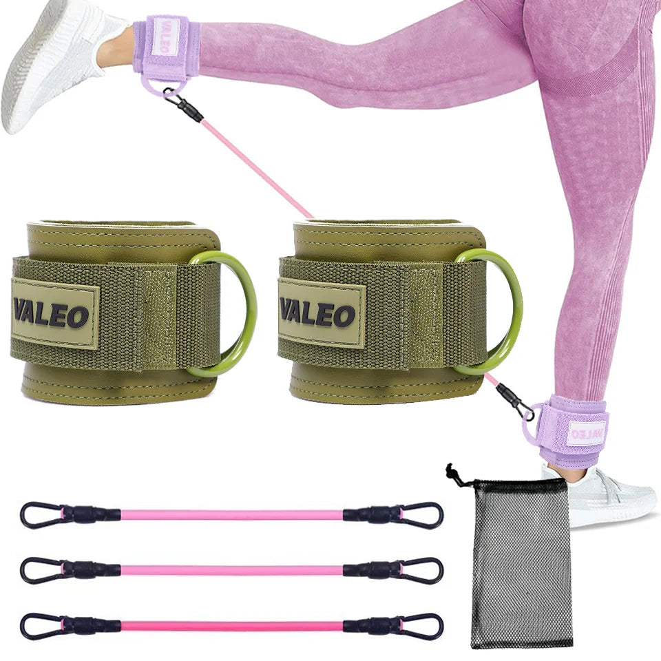 Ankle Resistance Band Strap – Adjustable Fitness Trainer