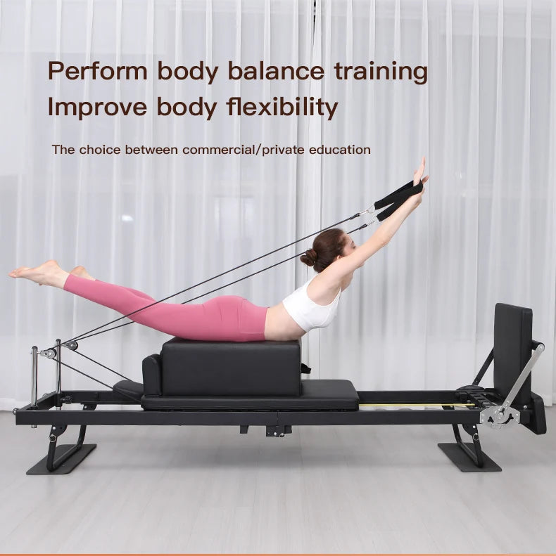 Pilates Reformer – Foldable Core Bed with Dual Resistance