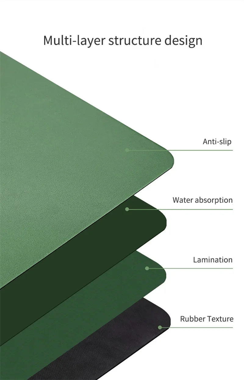 Mini Flat Support Yoga Mat – Non-Slip PU & Rubber 5 mm