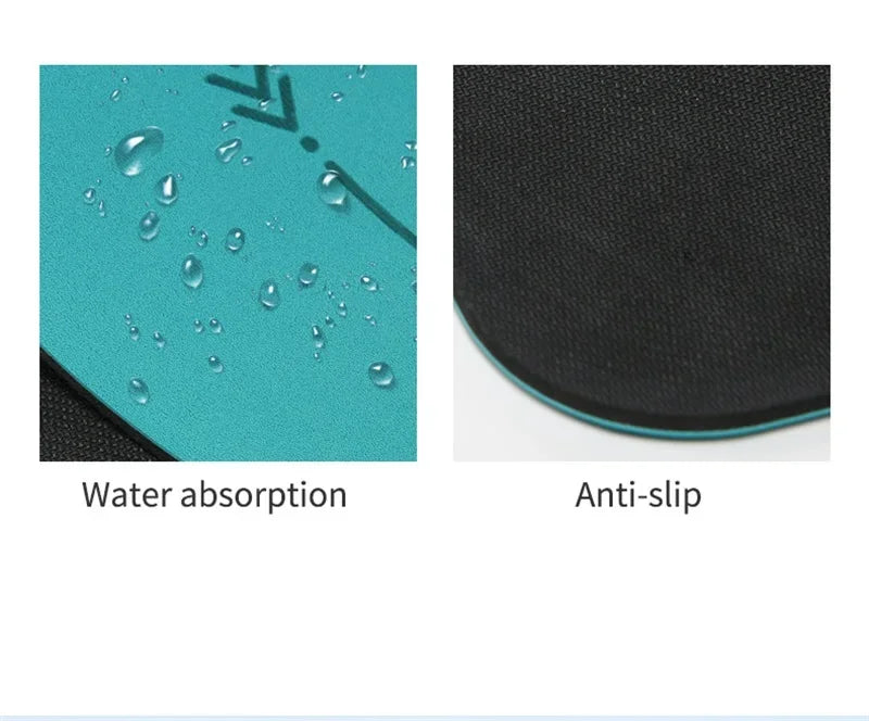 Mini Flat Support Yoga Mat – Non-Slip PU & Rubber 5 mm