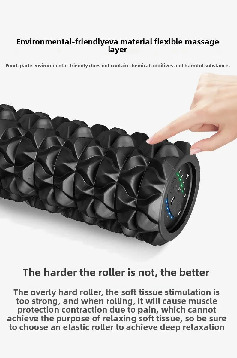 Electric Vibrating Foam Roller 33×14cm