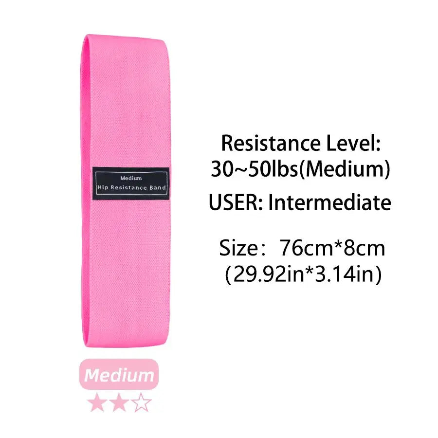 Fabric Hip Resistance Band – Anti-Slip