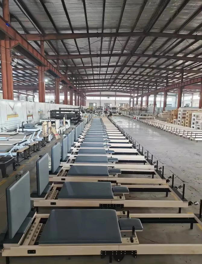 Pilates Reformer – Aluminum Reformer with Rebounder & 6-Level Resistance