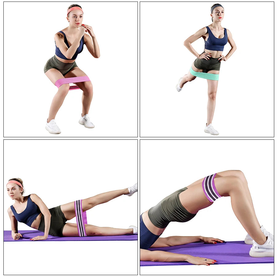 Fabric Hip Resistance Band – Anti-Slip