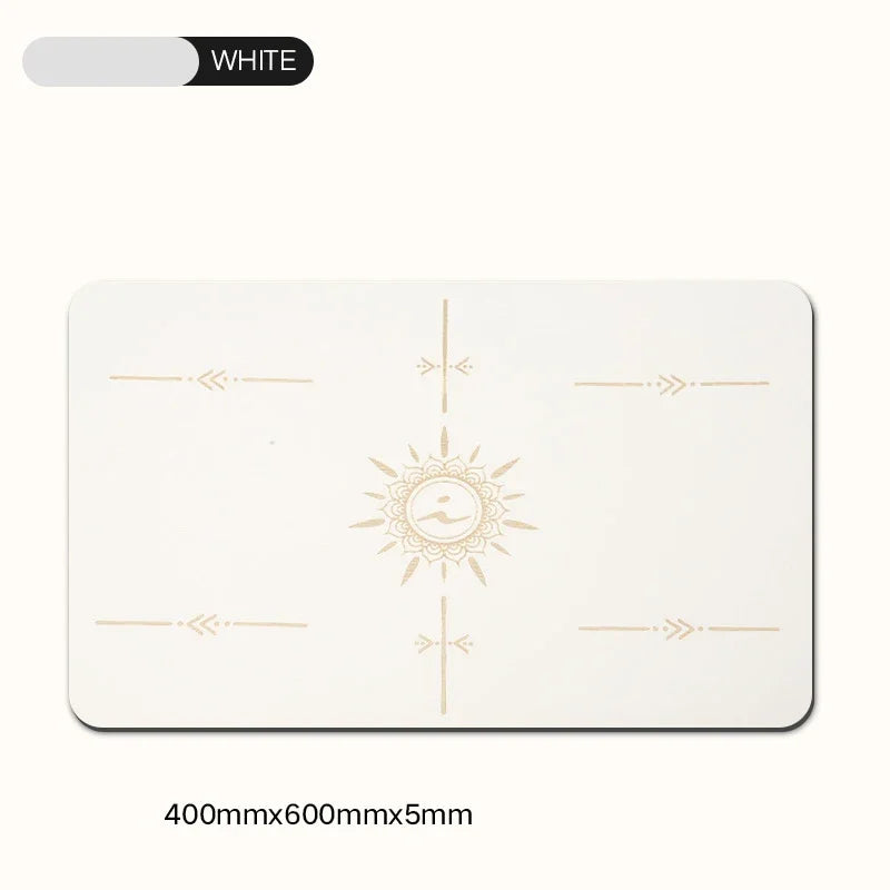 Mini Flat Support Yoga Mat – Non-Slip PU & Rubber 5 mm