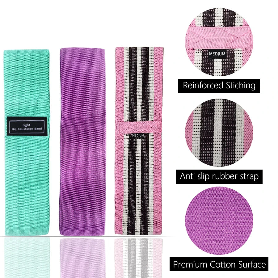 Fabric Hip Resistance Band – Anti-Slip