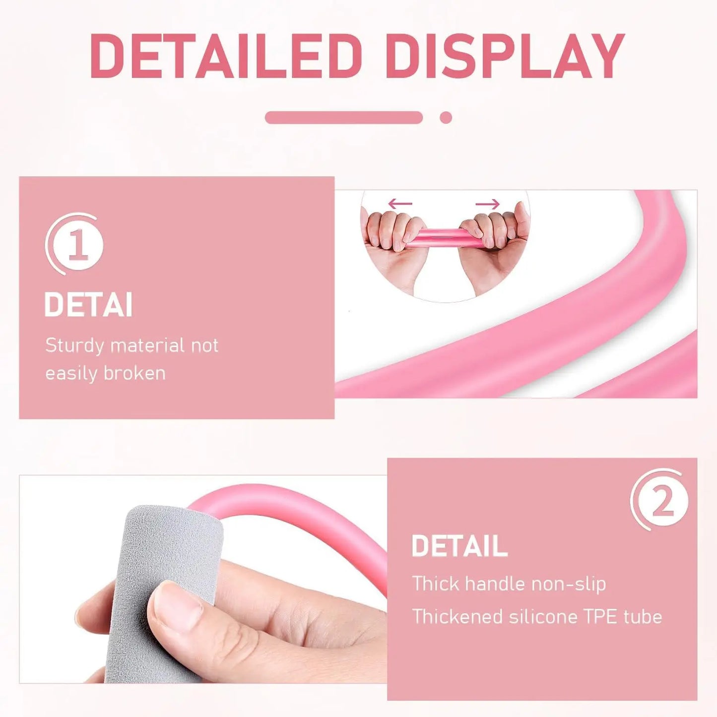 Figure-8 Resistance Band – Soft Foam Handle