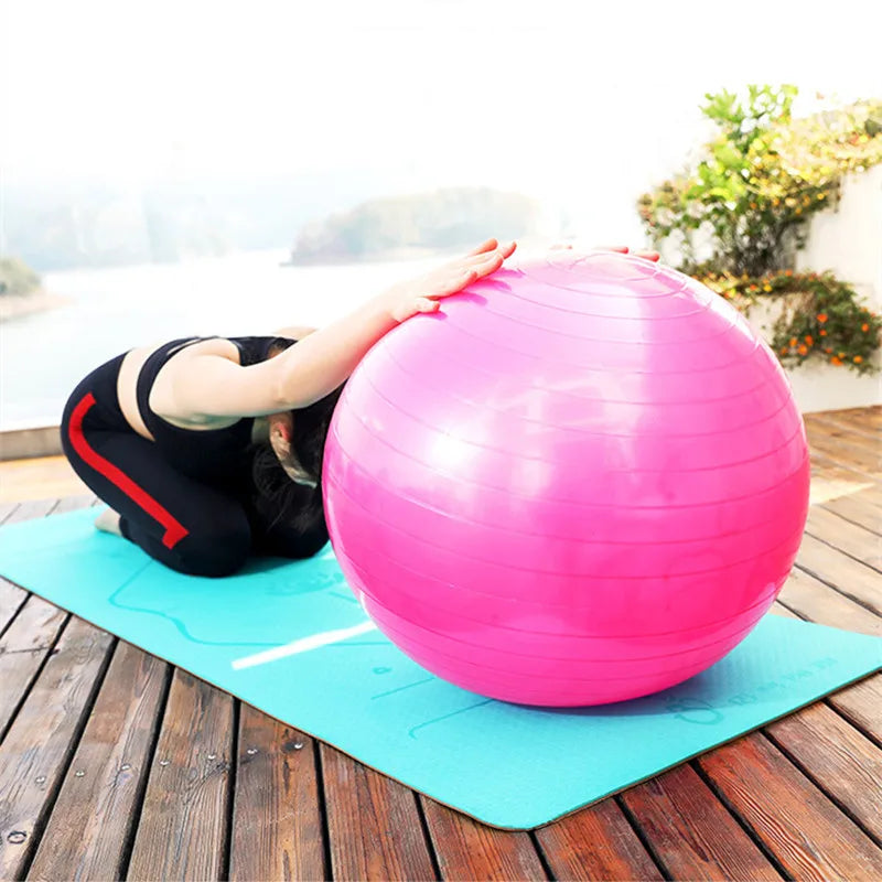 45–85cm PVC Yoga Ball – Thickened Anti-Burst Pilates & Fitness Balance Ball