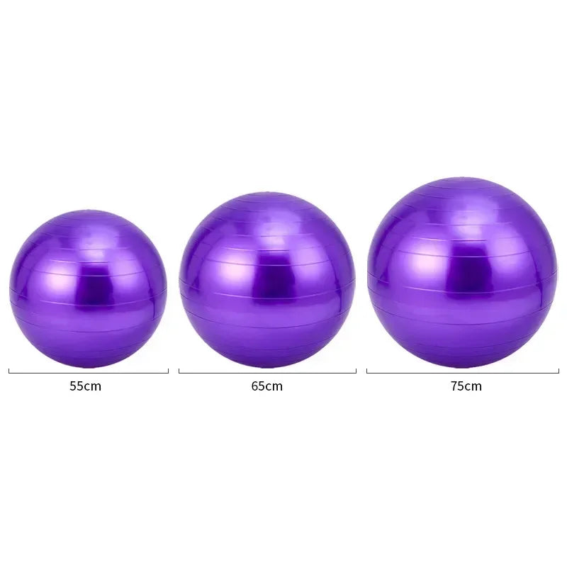 45–85cm PVC Yoga Ball – Thickened Anti-Burst Pilates & Fitness Balance Ball