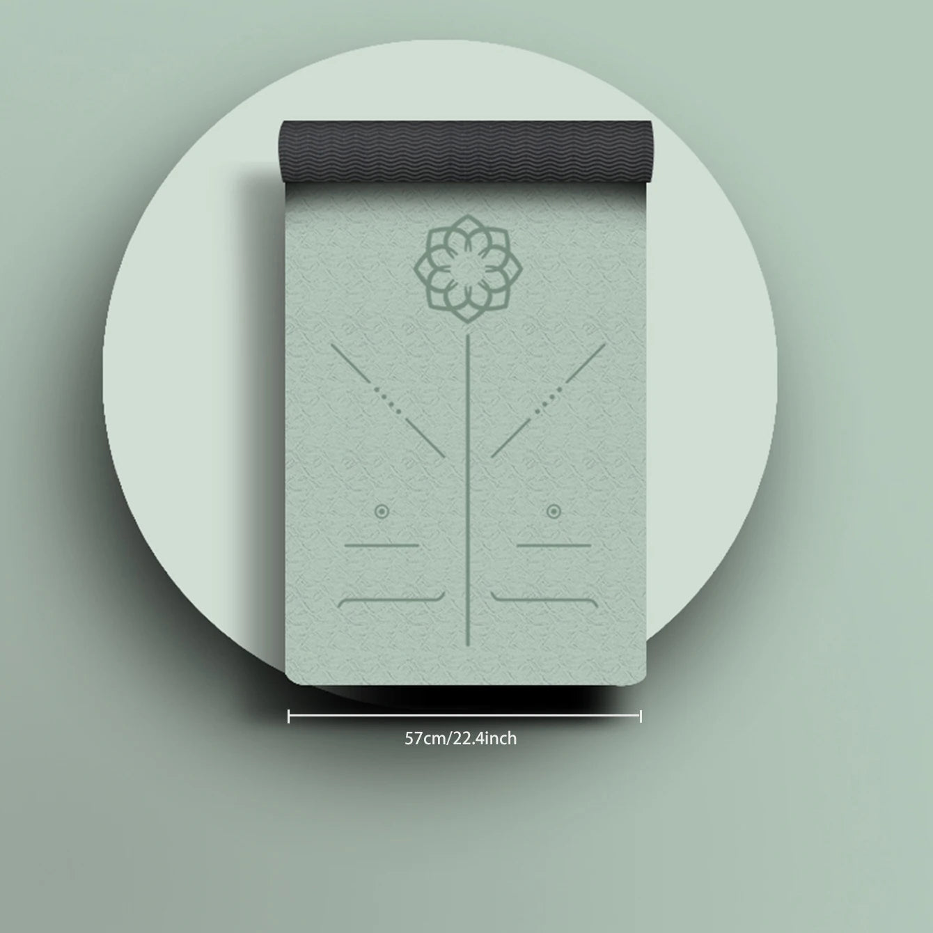 Eco-Friendly TPE Yoga Mat – Dual-Layer Non-Slip 6 mm