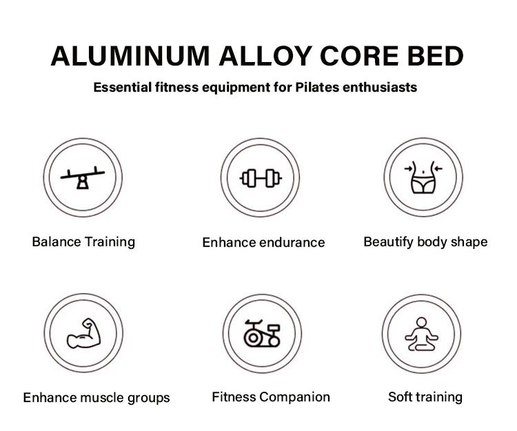 Pilates Reformer – German Springs Aluminum
