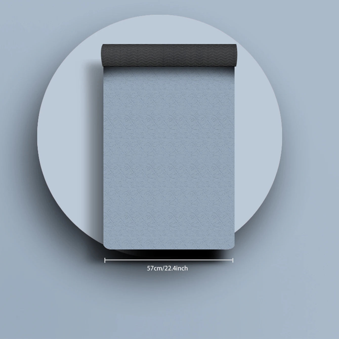 Eco-Friendly TPE Yoga Mat – Dual-Layer Non-Slip 6 mm